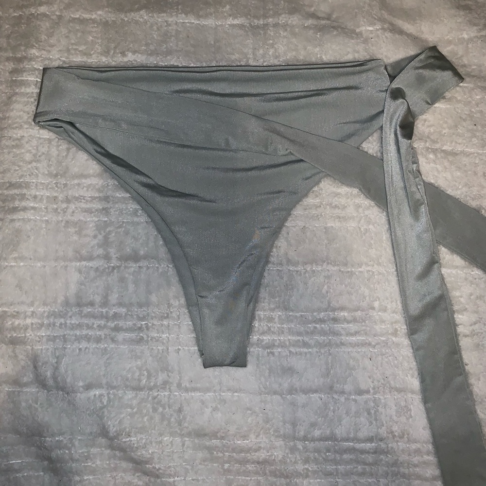 Grey two piece bikini set